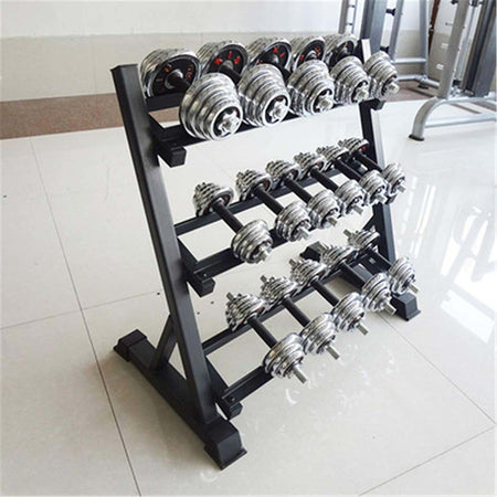 Rastrelliera Supporto Rack Stand Per Manubri Nero A 3 Ripiani Livelli Home Gym Sport e Tempo Libero > Attrezzi e Abbigliamento Sportivo > Pesi Palestra Trade Shop italia - Napoli, Commerciovirtuoso.it