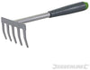 Rastrello 290 mm con testa in acciaio verniciato Silverline