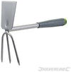 Rastrello coltivatore a zappa manuale 300 mm Silverline in acciaio verniciato