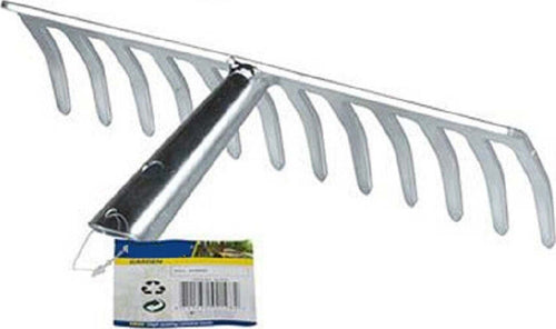 Rastrello In Metallo 12 Denti 13x30x37cm Lavori Di Giardinaggio Pulizia Prato Fai da te/Utensili elettrici e a mano/Attrezzi da giardinaggio/Rastrelli Trade Shop italia - Napoli, Commerciovirtuoso.it