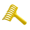 Rastrello a pettine per raccolta olive in pvc h 17 cm 9 denti con predisposizione asta