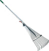 Rastrello Raccoglifoglie Allungabile In Metallo Raggi Regolabili Telescopico Fai da te/Utensili elettrici e a mano/Attrezzi da giardinaggio/Rastrelli Trade Shop italia - Napoli, Commerciovirtuoso.it