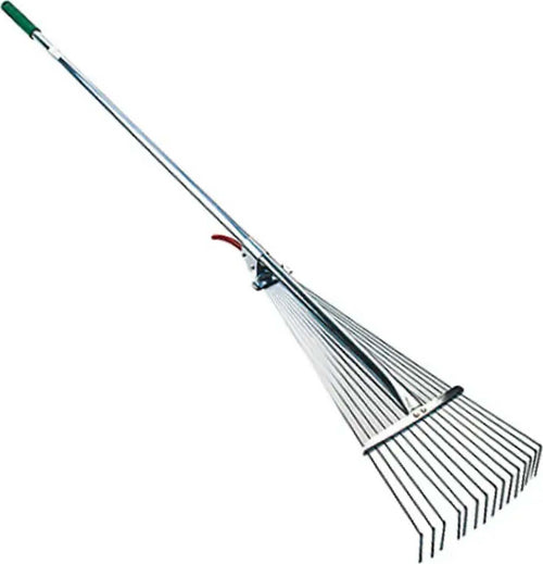 Rastrello Raccoglifoglie Allungabile In Metallo Raggi Regolabili Telescopico Fai da te/Utensili elettrici e a mano/Attrezzi da giardinaggio/Rastrelli Trade Shop italia - Napoli, Commerciovirtuoso.it