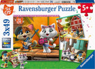 Ravensburger-44-Gatti-Puzzle-3x49-pz