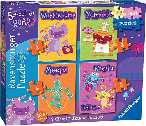 RAVENSBURGER-School-of-Roars-My-First-Puzzle-2-3-4-5-Pezzi