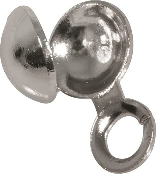 RAYHER---10-PEZZI---CALOTTA-PER-CREAZIONE-DI-GIOIELLI-DA-CHIUDERE-4MM---COLORE-ARGENTO