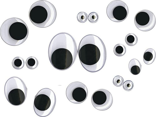 RAYHER---100-PEZZI---OCCHIETTI-MOBILI-DI-PLASTICA-PER-DECORAZIONI---COLORE-BIANCO/NERO---MISURE-ASSORTITE