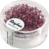 RAYHER---100-PEZZI---PERLA-IN-VETRO-SFACCETTATA-3MM---COLORE-AMETISTA-IRIDESCENTE