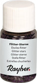 RAYHER---10ml---PAILLETTES-CON-FORMA-A-STELLA-IN-ALLUMINIO---COLORE-VIOLA-SCURO