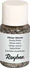 RAYHER---10ml---PAILLETTES-CON-FORMA-A-STELLA-IN-ALLUMINIO-3MM---COLORE-ARGENTO