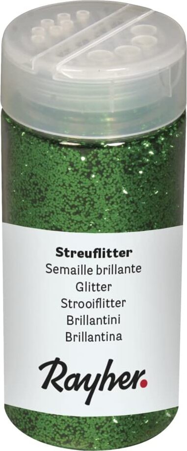 RAYHER---110gr---BRILLANTINI-COLORE-VERDE