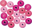 RAYHER---115-PEZZI---PERLINE-IN-LEGNO-LUCIDO-RESISTENTI-Ø6MM---TONALITA'-DI-ROSA