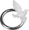 RAYHER---12-PEZZI---ANELLO-ARGENTATO-IN-PLASTICA-CON-COLOMBA-2CM