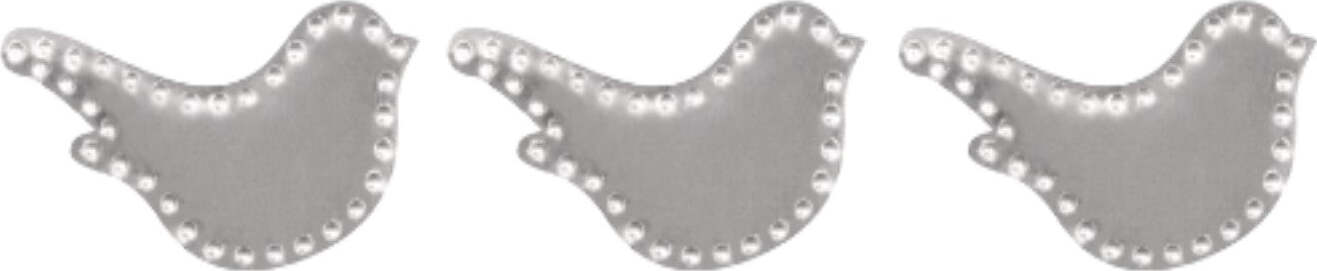 RAYHER---12-PEZZI---UCCELLINI-IN-METALLO-CON-BOLLINO-ADESIVO---3,2X1,5-CM