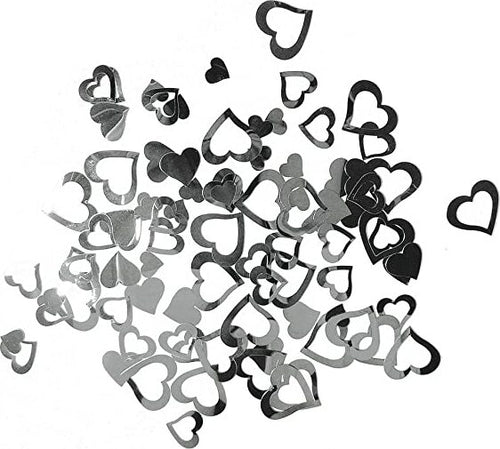 RAYHER---12gr---PAILLETTES-IN-PLASTICA-FORMA-CUORE-7X12MM---COLORE-ARGENTO