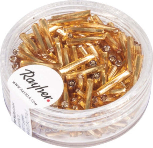 RAYHER---14-GRAMMI---MATITE-DI-VETRO-TWISTET-CON-INSERTO-IN-ARGENTO-12MM---COLORE-ORO