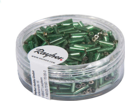 RAYHER---15-GRAMMI---MATITE-IN-VETRO-LUNGHE-CON-FORO-ARGENTATO-7X2MM