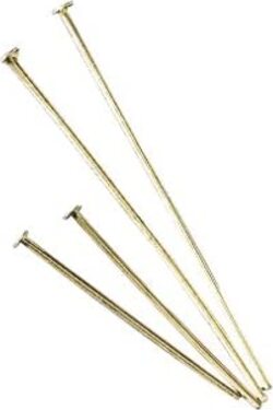 RAYHER---15-PEZZI---AGHI-PER-PERLE-Ø0,8MM---COLORE-ORO