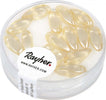 RAYHER---15-PEZZI---PERLE-IN-VETRO-A-GOCCIA-6X12MM---COLORE-AVORIO