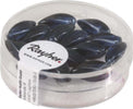 RAYHER---15-PEZZI---PERLE-IN-VETRO-A-GOCCIA-6X12MM---COLORE-BLU-NOTTE