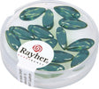 RAYHER---15-PEZZI---PERLE-IN-VETRO-A-GOCCIA-6X12MM---COLORE-TURCHESE