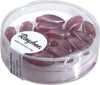 RAYHER---15-PEZZI---PERLE-IN-VETRO-A-GOCCIA-6X12MM---COLORE-VIOLA