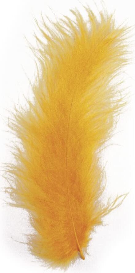 RAYHER---15-PEZZI---PIUMINI-SOFFICI-IN-VELCRO-10-15CM---COLORE-ARANCIO