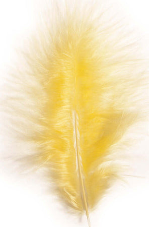 RAYHER---15-PEZZI---PIUMINI-SOFFICI-IN-VELCRO-10-15CM---COLORE-GIALLO