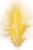 RAYHER---15-PEZZI---PIUMINI-SOFFICI-IN-VELCRO-10-15CM---COLORE-GIALLO