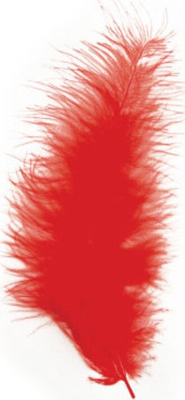 RAYHER---15-PEZZI---PIUMINI-SOFFICI-IN-VELCRO-10-15CM---COLORE-ROSSO