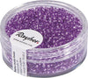RAYHER---17-GRAMMI---PERLINE-IN-VETRO-ROTONDE-CON-FORO-ARGENTATO-Ø2MM---COLORE-LILLA