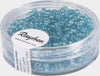 RAYHER---17-GRAMMI---PERLINE-ROTONDE-IN-VETRO-TRASPARENTE-Ø2,6MM---COLORE-TURCHESE