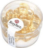 RAYHER---18-PEZZI---PERLE-IN-VETRO-QUADRATE-8X9MM---COLORE-AVORIO