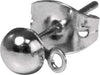 RAYHER---2-PEZZI---ORECCHINI-A-PERNO-CON-OCCHIELLO-4MM---SENZA-NIKEL---COLORE-PLATINO