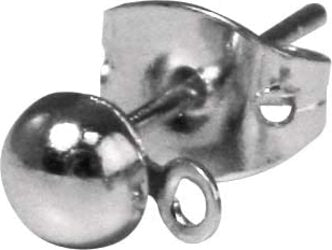 RAYHER---2-PEZZI---ORECCHINI-A-PERNO-CON-OCCHIELLO-4MM---SENZA-NIKEL---COLORE-PLATINO