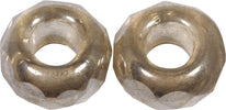 RAYHER---2-PEZZI---PERLINE-IN-VETRO-CON-FORO-GRANDE-Ø13MM-L.5-MM---COLORE-CARAMELLO