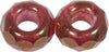 RAYHER---2-PEZZI---PERLINE-IN-VETRO-CON-FORO-GRANDE-Ø13MM-L.5-MM---COLORE-ROSSO-CLASSICO
