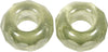 RAYHER---2-PEZZI---PERLINE-IN-VETRO-CON-FORO-GRANDE-Ø13MM-L.5-MM---COLORE-VERDE-MENTA