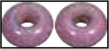 RAYHER---2-PEZZI---PERLINE-IN-VETRO-OPACO-CON-FORO-GRANDE-Ø16MM-L.6-MM---COLORE-LILLA-CHIARO