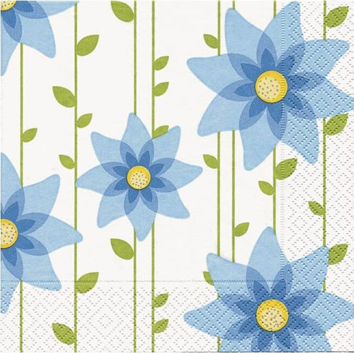 RAYHER---20-PEZZI---CONFEZIONE-DA-20-TOVAGLIOLI-PER-DECOUPAGE-33X33CM---FANTASIA-FLOREALE-BLU