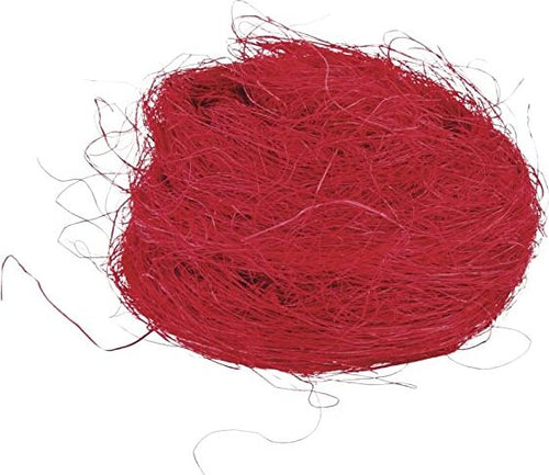 RAYHER---20gr---FILI-D'ERBA-ESSICCATA-PER-DECORAZIONI---COLORE-ROSSO