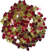 RAYHER---20gr---PAILLETTES-IN-PLASTICA-A-FORMA-DI-CUORE---COLORE-ORO-E-ROSSO