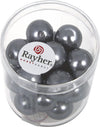 RAYHER---21-PEZZI---PERLE-CERATE-IN-VETRO-RINASCIMENTO-12MM---COLORE-ANTRACITE