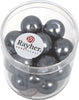 RAYHER---21-PEZZI---PERLE-CERATE-IN-VETRO-RINASCIMENTO-12MM---COLORE-ANTRACITE