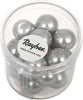 RAYHER---21-PEZZI---PERLE-CERATE-IN-VETRO-RINASCIMENTO-12MM---COLORE-GRIGIO-CHIARO