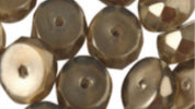 RAYHER---22-PEZZI---PERLE-IN-VETRO-A-RONDELLA-4X8MM---COLORE-MARRONE