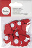 RAYHER---24-PEZZI---CUORI-IN-LEGNO-CON-PUNTO-ADESIVO-1,5-2,5CM---COLORE-ROSSO