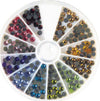 RAYHER---240-PEZZI---PIETRE-HOTFIX-STRASS-ø4MM---12-COLORI-ASSORTITI