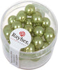 RAYHER---25-PEZZI---PERLE-CERATE-IN-VETRO-RINASCIMENTO-8MM---COLORE-GIADA