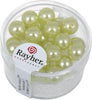 RAYHER---25-PEZZI---PERLE-CERATE-IN-VETRO-RINASCIMENTO-8MM---COLORE-VERDE-PASTELLO